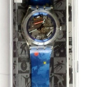 Vintage Genuine SWATCH Swiss 90's Unisex Pop Watch, Box & Paperwork